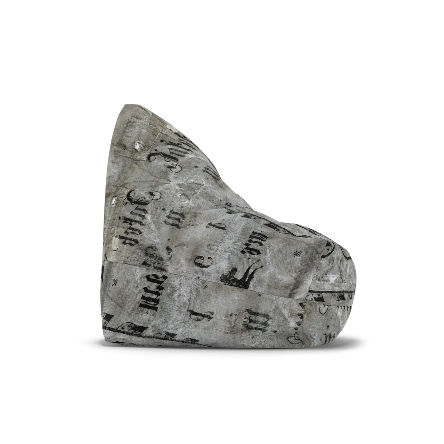 Distressed Antique Grain Sack Print Bean Bag – Shabby Chic Comfort