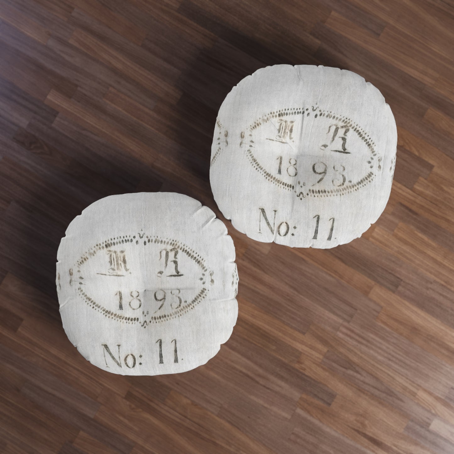 30 x 30 Floor Pillow, French Typography European Design - Modern Farmhouse French Decor Shabby Chic