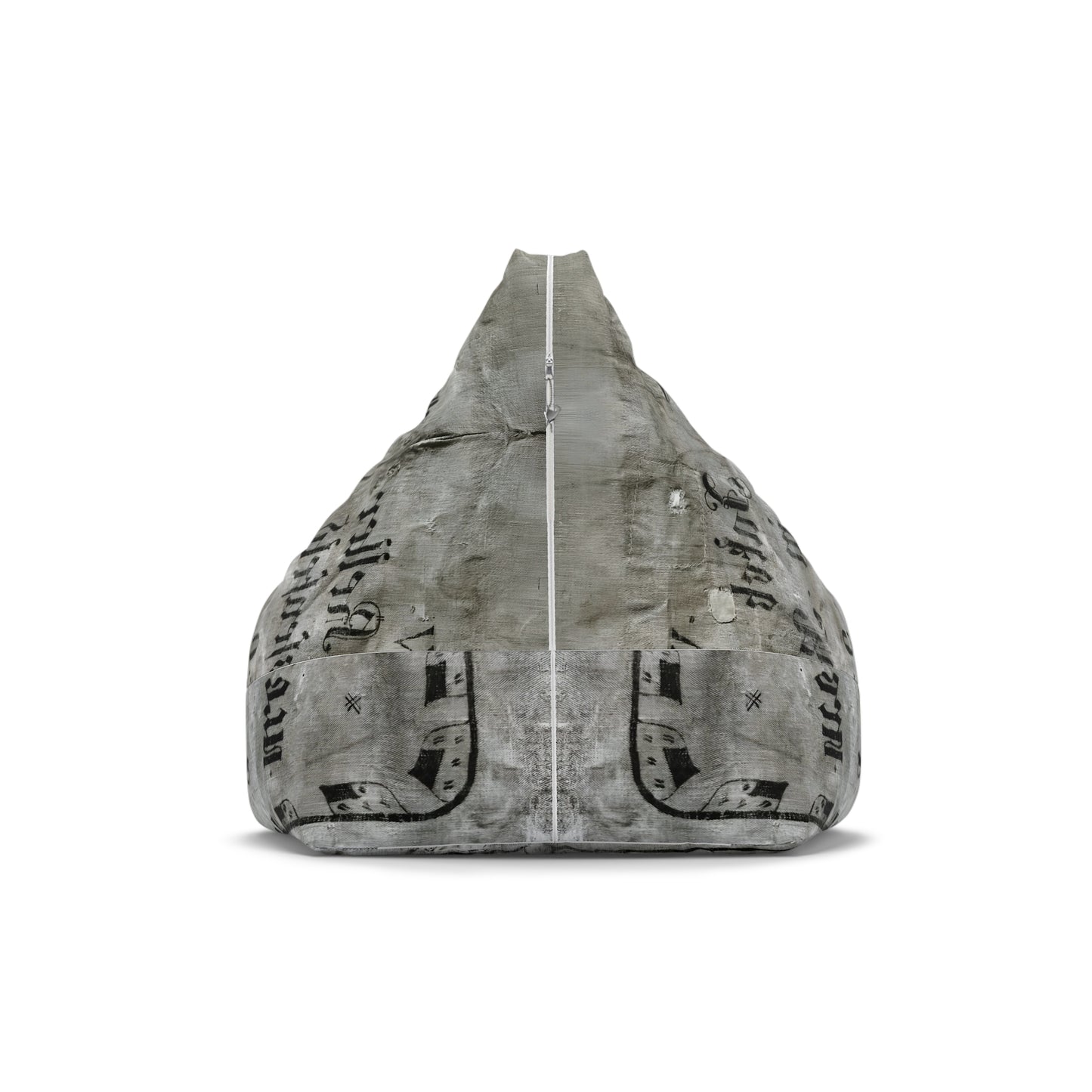 Distressed Antique Grain Sack Print Bean Bag – Shabby Chic Comfort