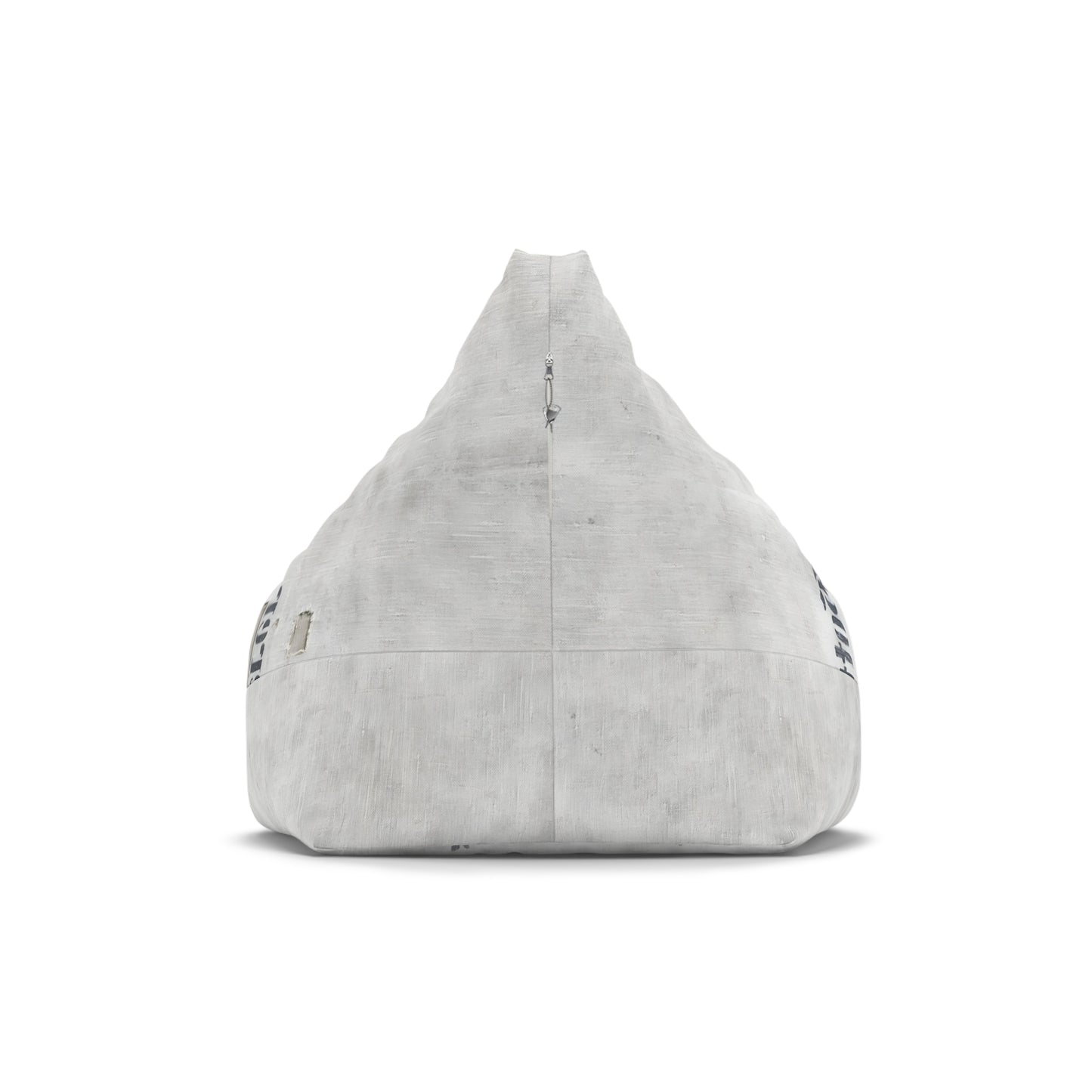 Rustic French Grain Sack Bean Bag Chair for Cozy Living Spaces--Stuffing not Included