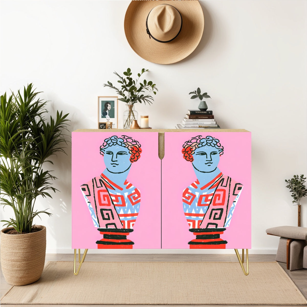 The Pink Modern Muse-- Exotic Edit Sleek, modern, and great for branding a curated capsule of bold statement piece