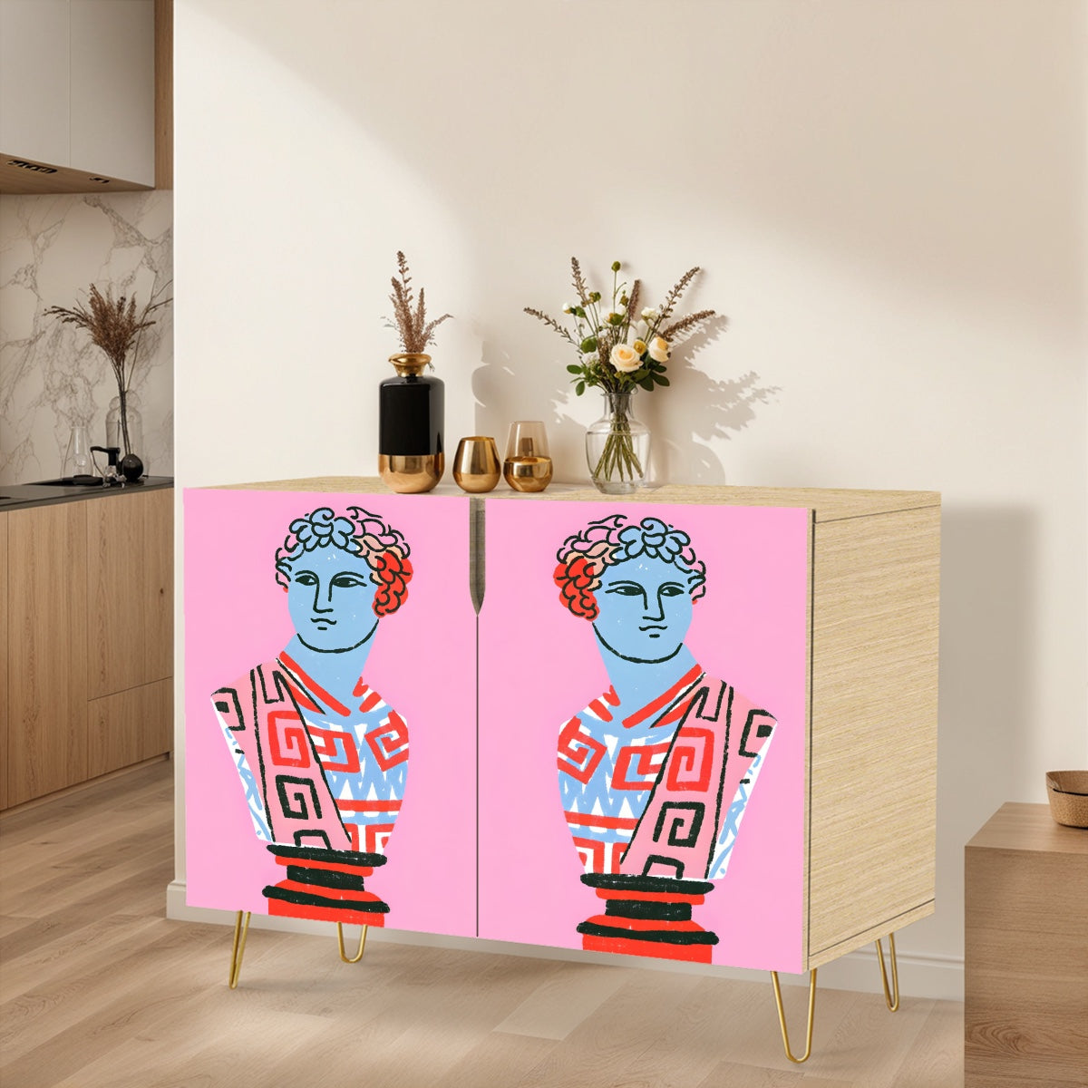 The Pink Modern Muse-- Exotic Edit Sleek, modern, and great for branding a curated capsule of bold statement piece